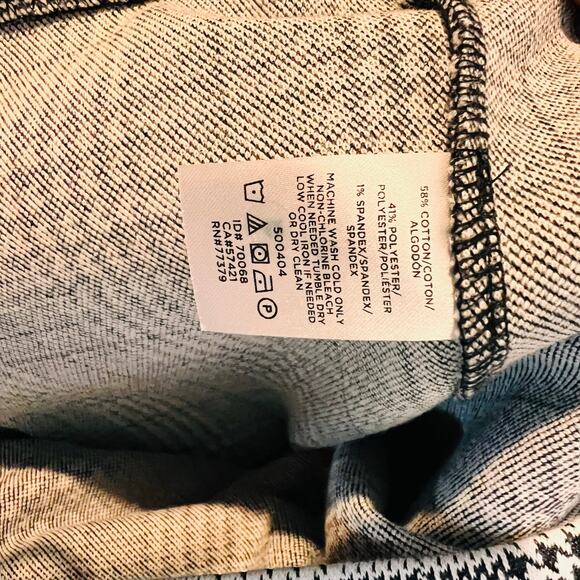 Ann Taylor Houndstooth Sleeve Top Faux Wrap Skirt Set Size S Small NEW - Picture 4 of 9